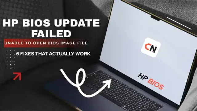 HP BIOS Update Failed: Unable to Open BIOS Image File — 6 Fixes That Actually Work
